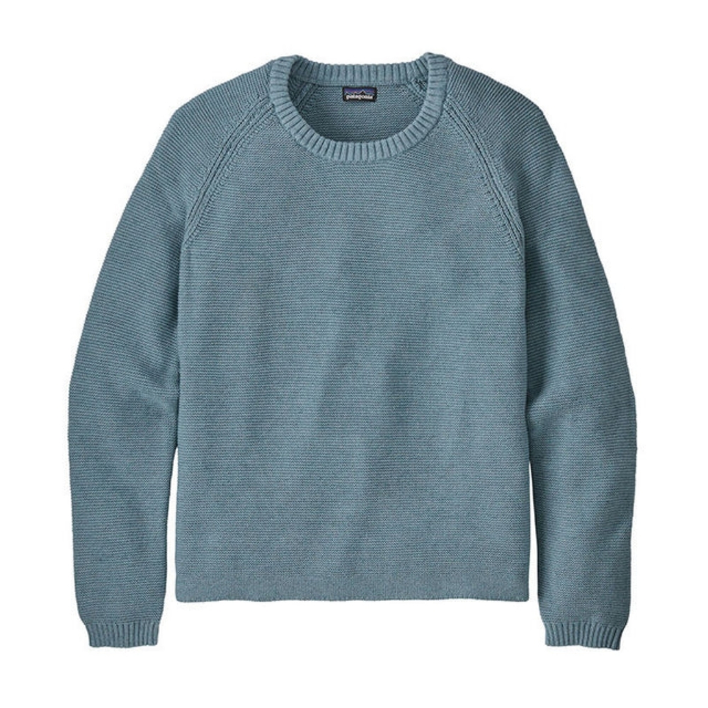 Patagonia Long-Sleeved Organic Cotton Spring Sweater in Berlin Blue